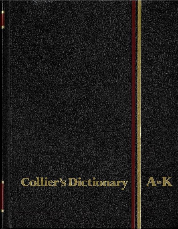 Collier's dictionary / edited by William D. Halsey cover