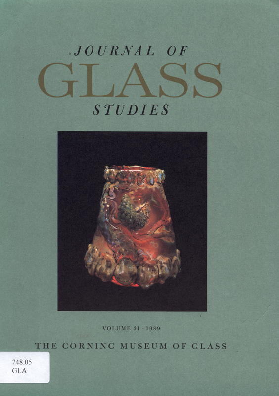 Journal of glass studies cover