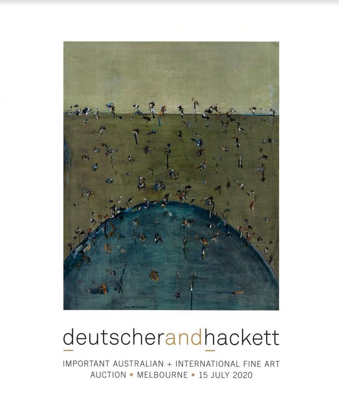 Important Australian and international fine art : the Peter and Renate Nahum Collection of Aboriginal art : Melbourne, 15 July 2020 / Deutscher and Hackett cover