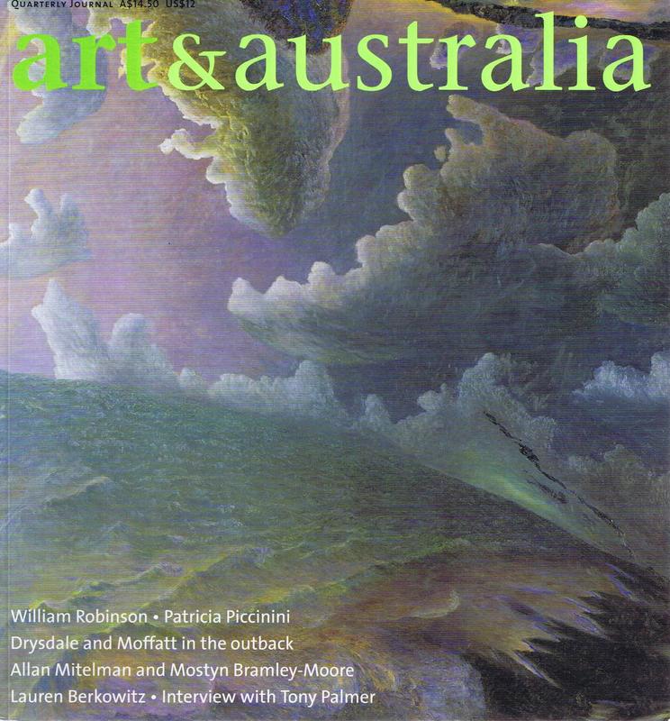 Art & Australia : volume 37, no 4, 2000 cover