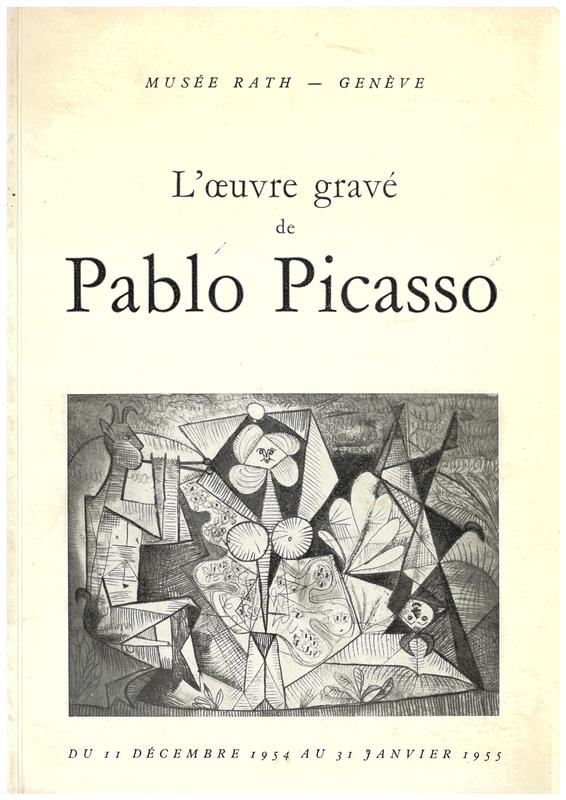 L'oeuvre gravé de Pablo Picasso cover