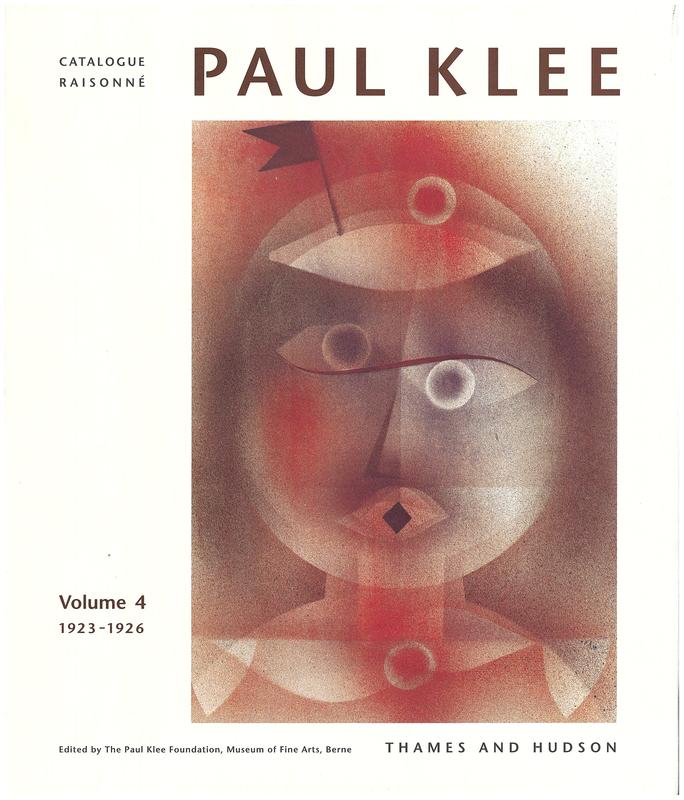 Paul Klee catalogue raisonne : volume 4, 1923-1926 / edited by the Paul Klee Foundation cover