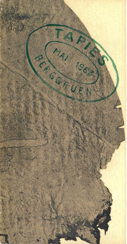 Antoni Tàpies : papiers & cartons cover