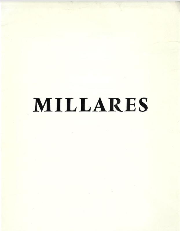 Millares : 25 mai -26 juin 1971/ Galerie Messine cover