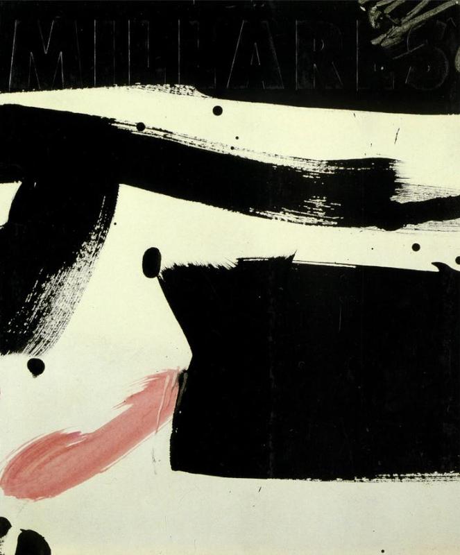 Millares : Pinturas sobre papel : mayo-junio 1991 / Galeria Jorge Mara cover