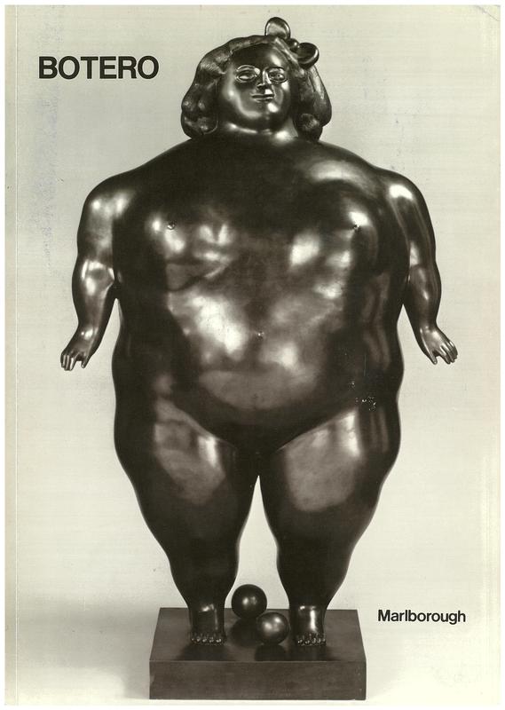 Fernando Botero : recent sculpture / Marlborough Gallery Inc. cover