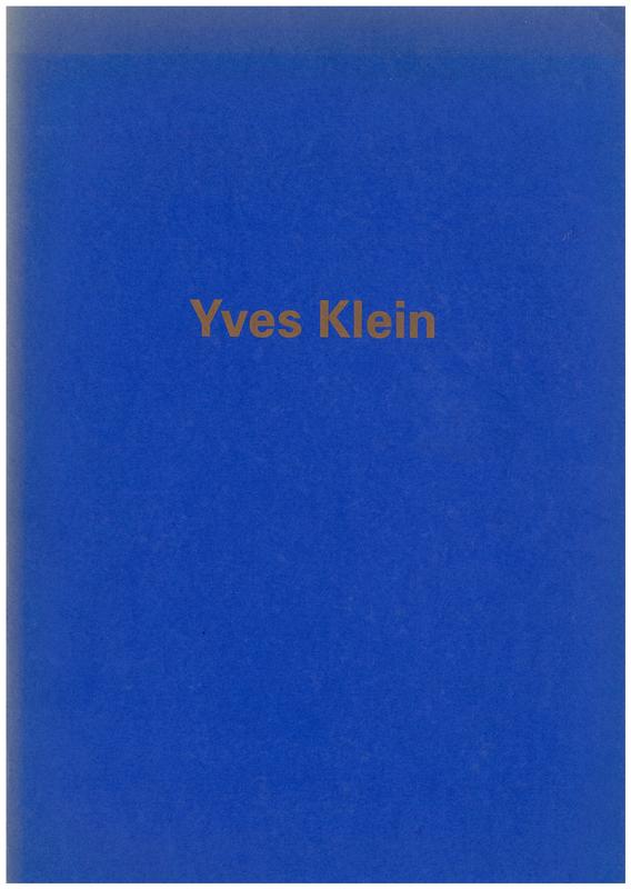 Yves Klein / Art Focus cover