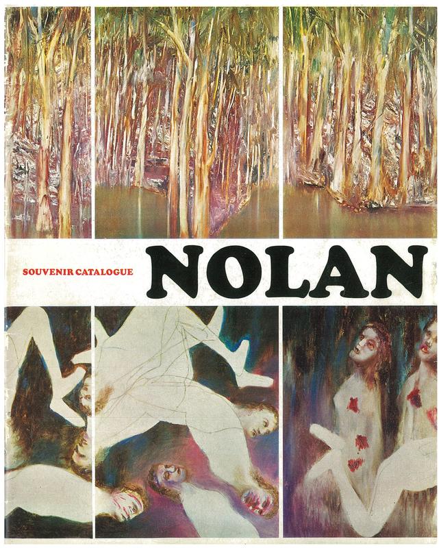 Sidney Nolan : retrospective exhibition, paintings from 1937 to 1967 / [Hal Missingham] cover