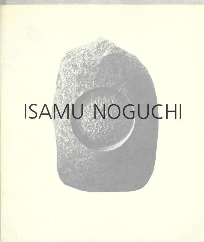Isamu Noguchi : what is sculpture? cover
