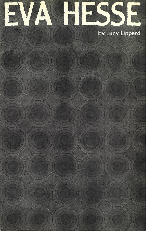 Eva Hesse / Lucy R. Lippard cover