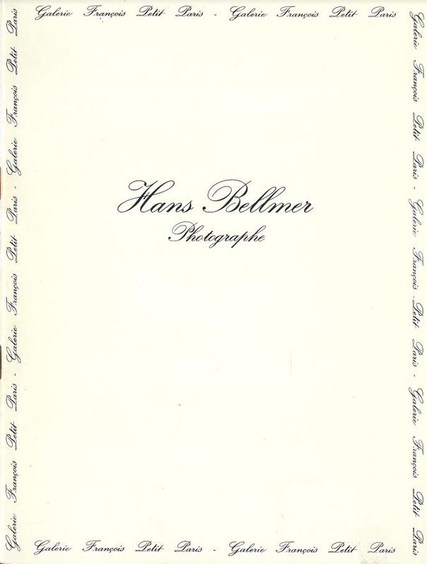 Hans Bellmer : 67 photographies inédites / Galerie André François Petit cover
