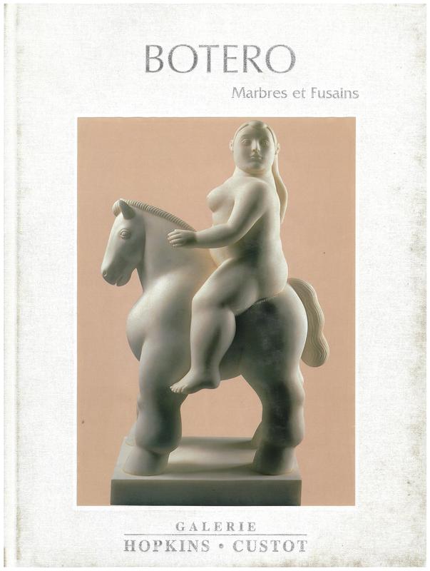 Fernando Botero : marbres et fusains / Galerie Hopkins-Custot cover