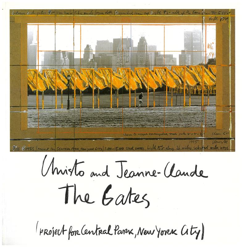 Christo and Jeanne-Claude : the gates : project for Central Park, New York City : a work in progress / photographs by Wolfgang Volz ; picture commentary by Jeanne-Claude and Jonathan Henery ; an exhibition curated by Josy Kraft cover