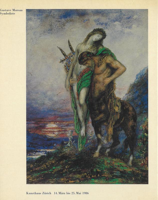 Gustave Moreau : symboliste / Kunsthaus Zurich cover