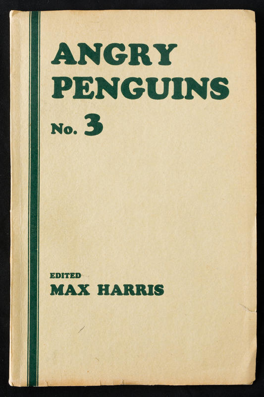 Angry Penguins : no. 3, 1942 / edited by Max Harris cover