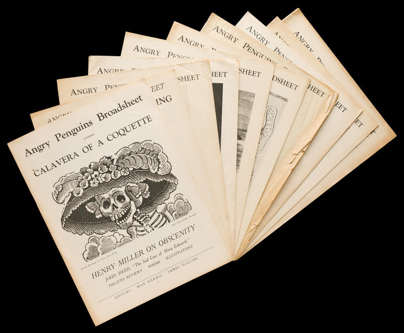 Angry Penguins Broadsheet cover