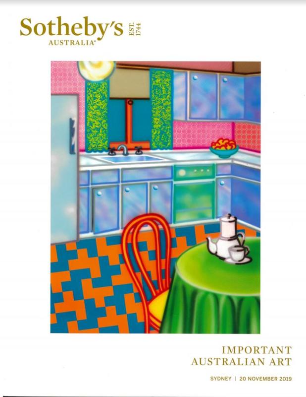 Important Australian art : auction in Sydney, 20 November 2019 / Sotheby's Australia cover