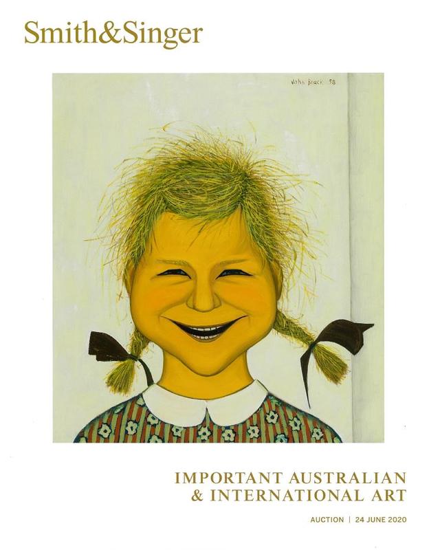 Important Australian and international art : virtual auction, 24 June 2020 / Smith & Singer cover