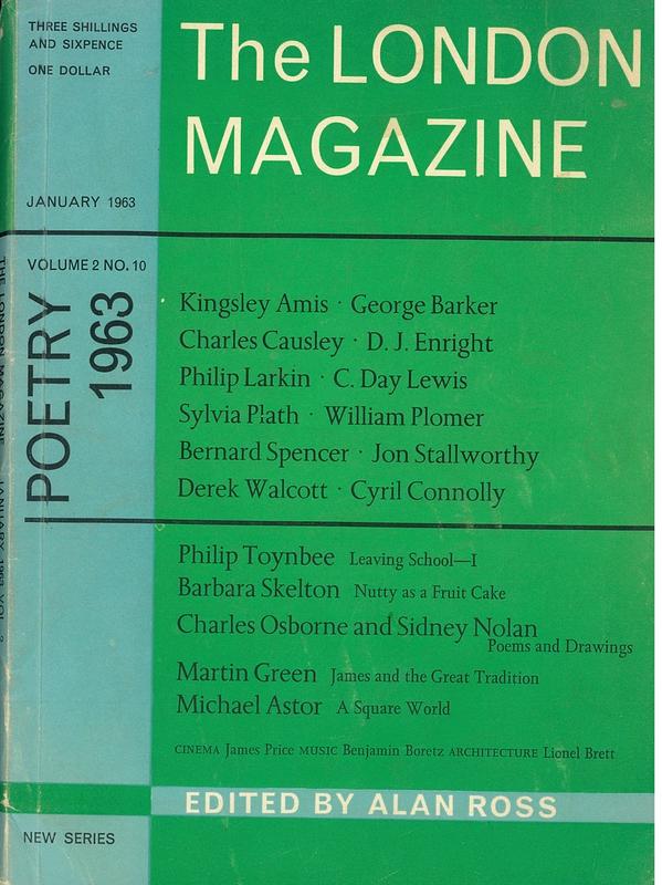 The London Magazine : January 1963 vol. 2, no. 10 cover