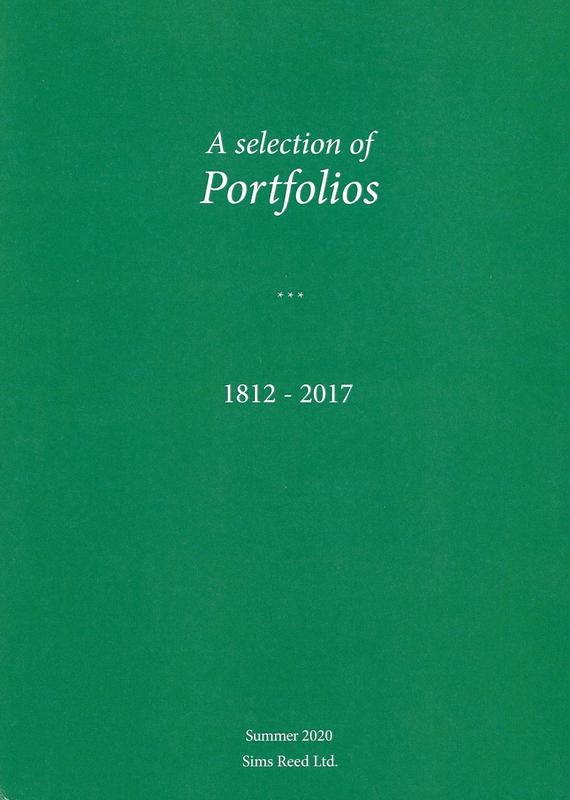 A selection of portfolios 1812-2017 : Summer 2020 / Sims Reed cover