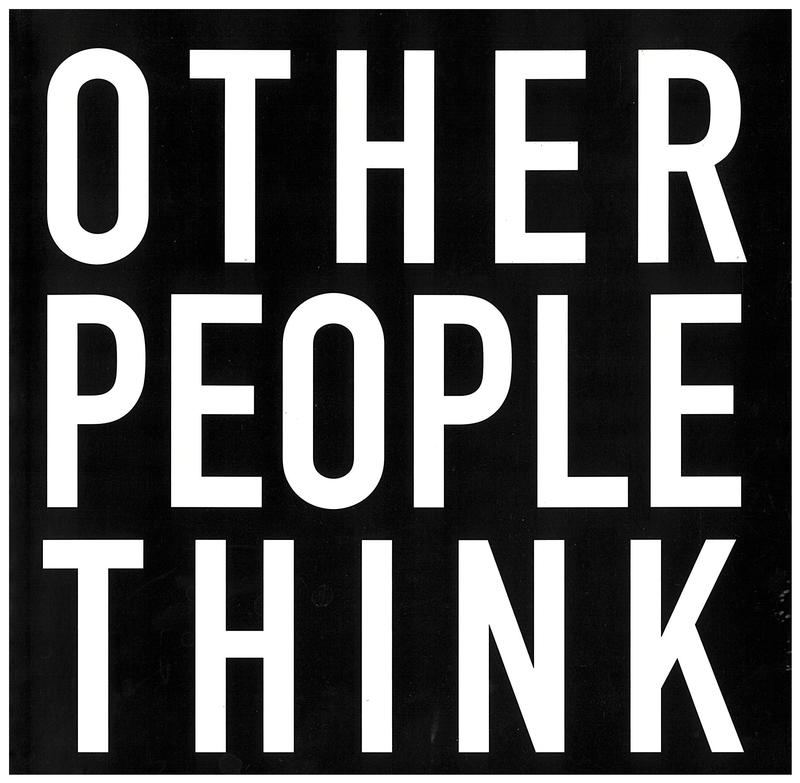John Cage : other people think / a project by Alfredo Jaar in homage to John Cage cover