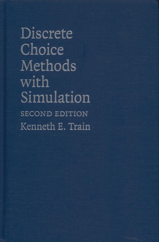 Discrete choice methods with simulation cover