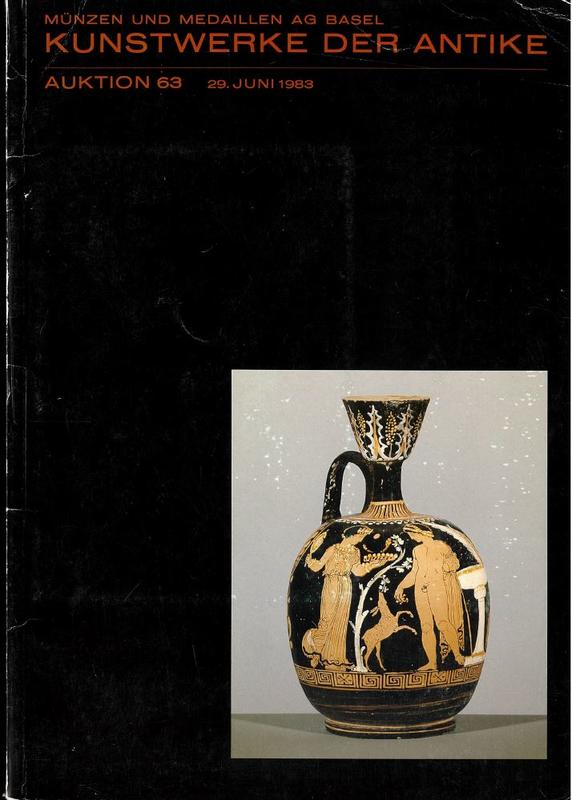 Kunstwerke der antike : auction 63 [29 Juni 1983] / Munzen und Medaillen AG cover