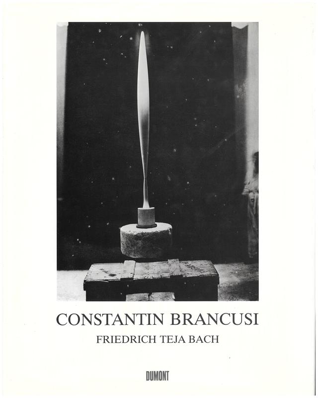 Constantin Brancusi : metamorphosen plastischer form / Friedrich Teja Bach cover