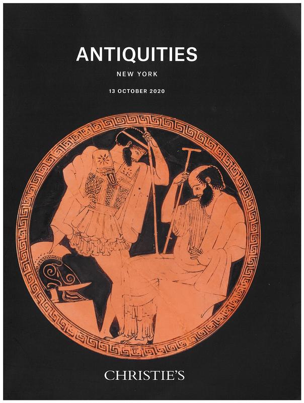 Antiquities : New York, Tuesday 13 October 2020 / Christie's cover