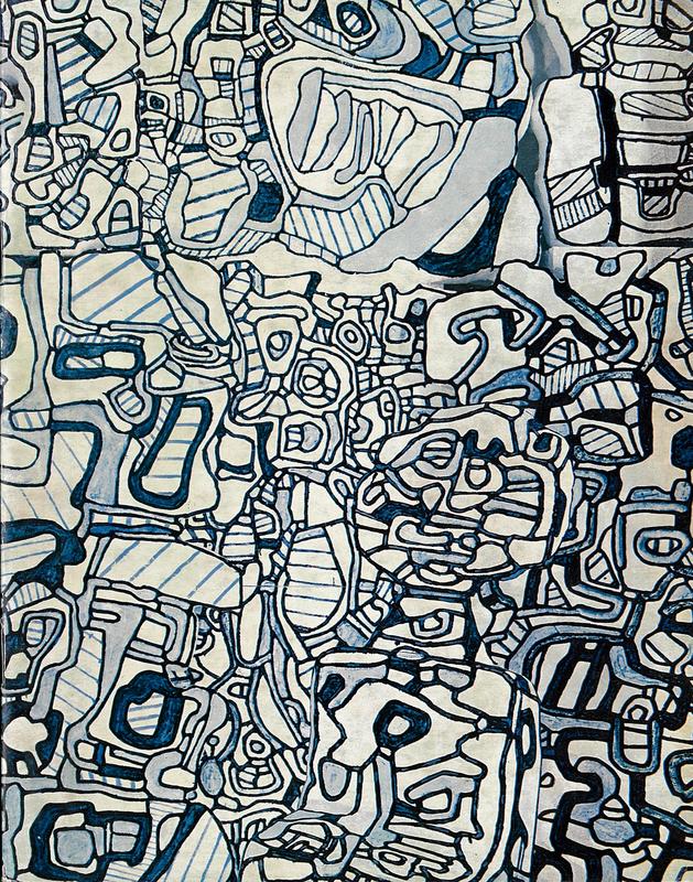 Jean Dubuffet : Le Cabinet Logologique accompagne de Villa Falbala, Le Mur Bleu, Element d'Architecture Contorsionniste V / Centre National d'Art Contemporain cover