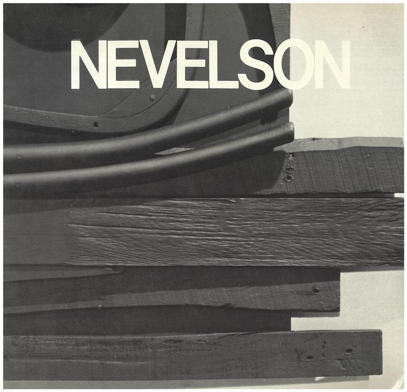 Louise Nevelson / Minami Gallery cover