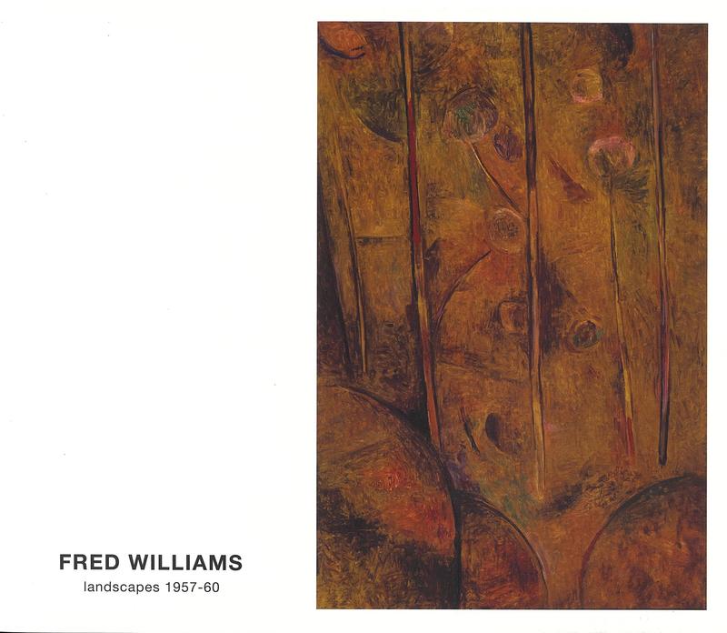 Fred Williams : landscapes 1957-60 cover