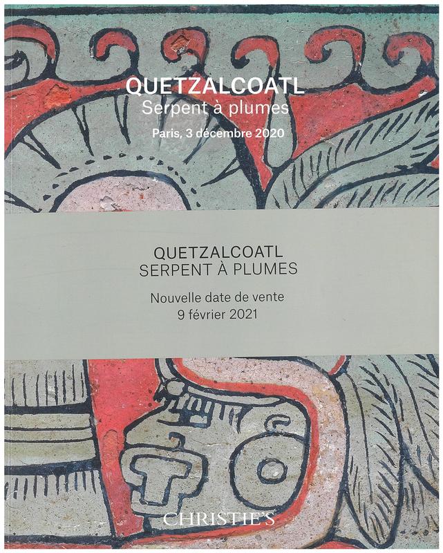 Quetzalcoatl : serpent plumes : vente Jeudi 3 decembre 2020 / Christie's cover
