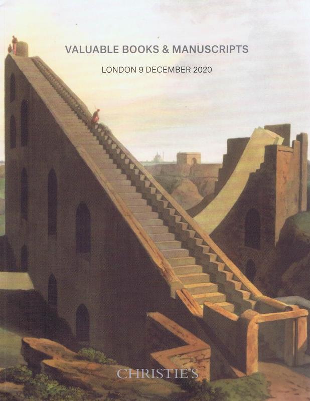 Valuable books and manuscripts : Wednesday 9 December 2020 / Christie's cover