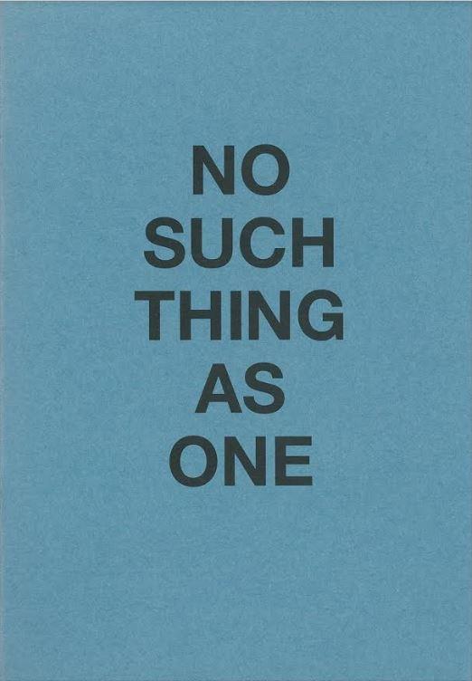 No such thing as one / Conrad Shawcross cover