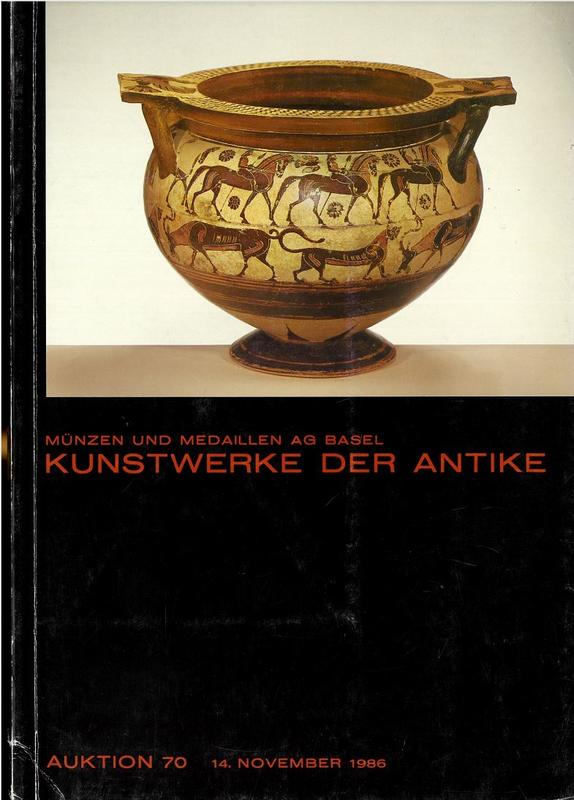 Kunstwerke der antike : auction 70 [14 November 1986] / Munzen und Medaillen AG cover