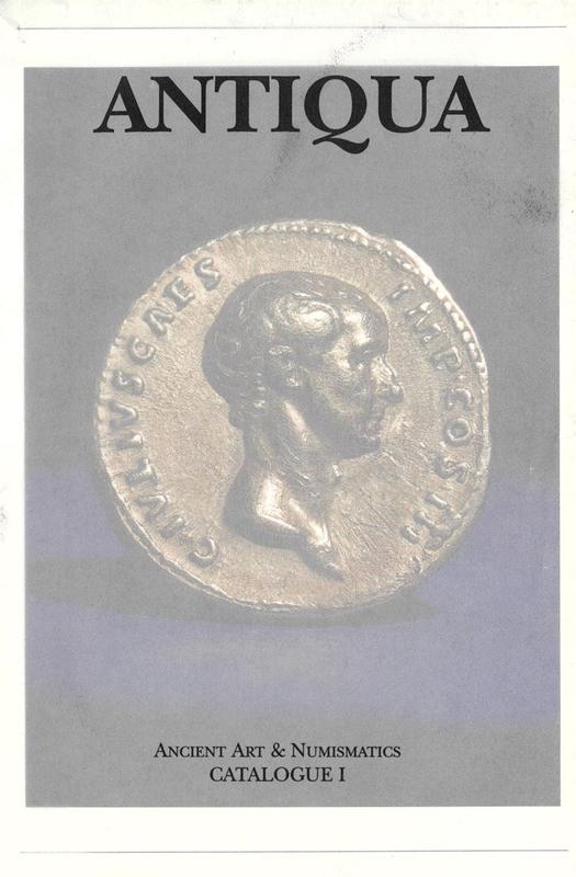 Antiqua : ancient art and numismatics cover