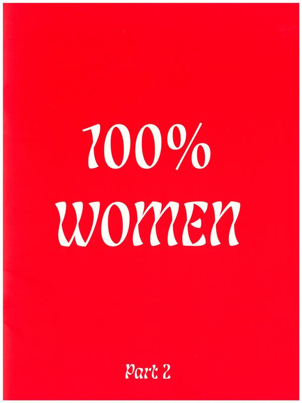 100% women : part 2 / Richard Saltoun ; edited by Allison Thorpe cover