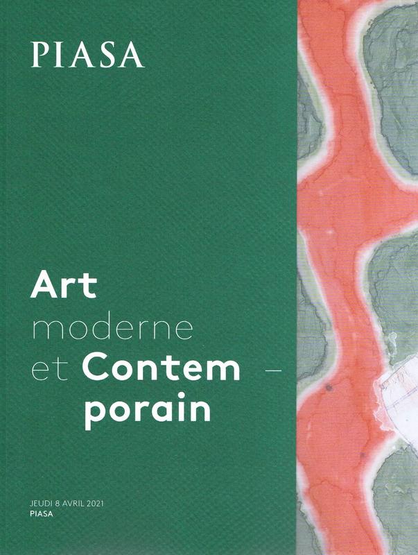 Art moderne et contemporain : vente jeudi 8 avril 2021 / PIASA cover