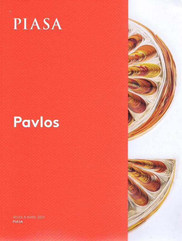 Pavlos : vente jeudi 8 avril 2021 / PIASA cover