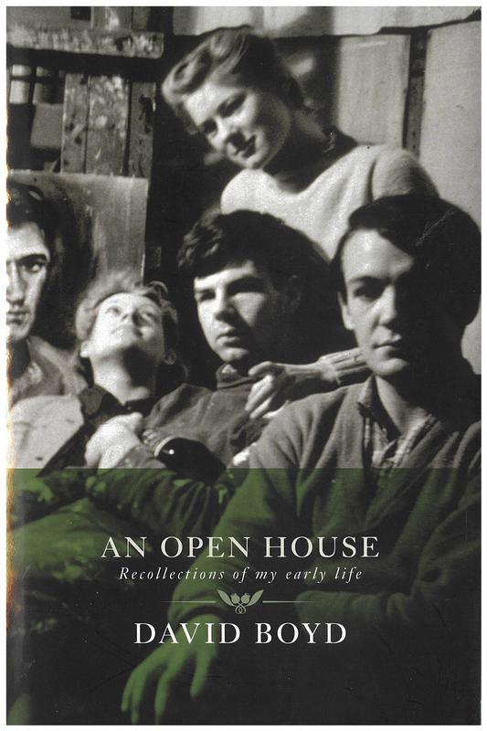 An open house : recollections of my early life / David Boyd cover