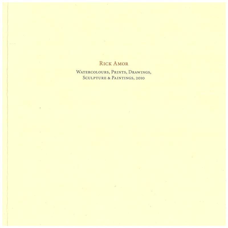Rick Amor : watercolours, prints, drawings, sculpture & paintings / Niagara Galleries Melbourne cover
