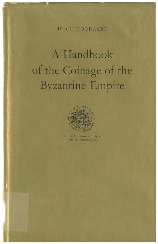A handbook of the coinage of the Byzantine Empire cover