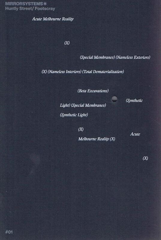 Huntly Street/Footscray / Mirror Systems cover