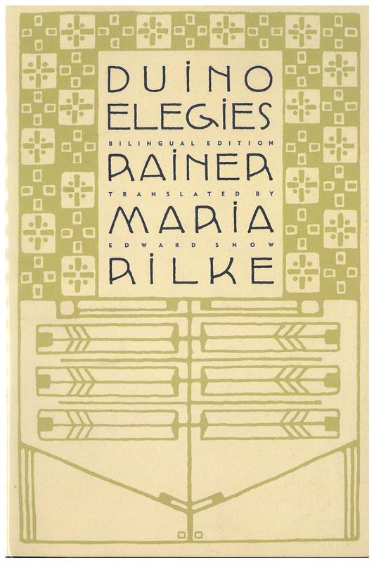 Duino elegies / Rainer Maria Rilke ; translated by Edward Snow cover