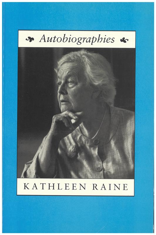 Autobiographies / Kathleen Raine cover