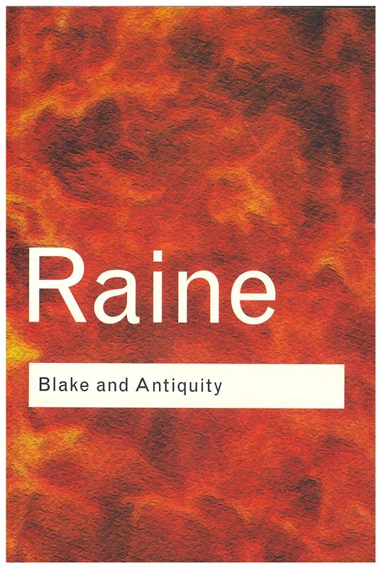 Blake and antiquity / Kathleen Raine cover