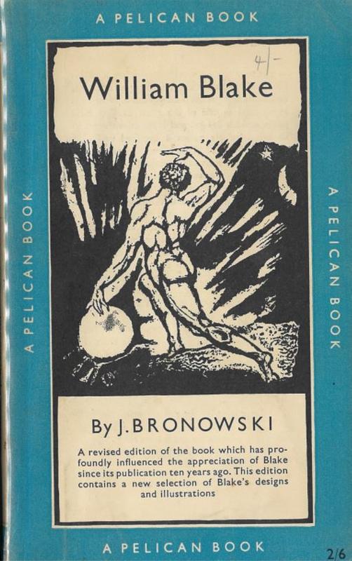 William Blake 1757-1827 : a man without a mask / J. Bronowski cover