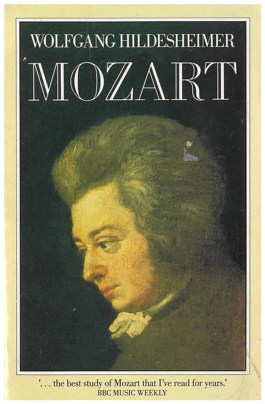 Mozart / Wolfgang Hildesheimer ; translated by Marion Faber cover