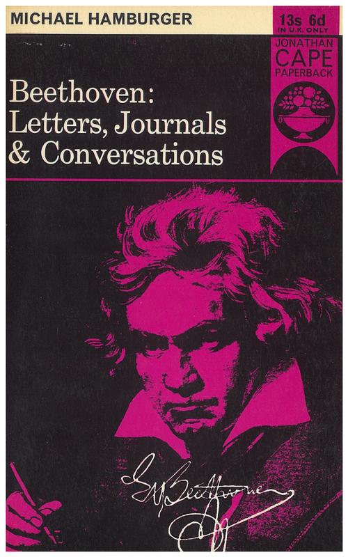Beethoven : letters, journals and conversations / edited, translated and introduced by Michael Hamburger cover
